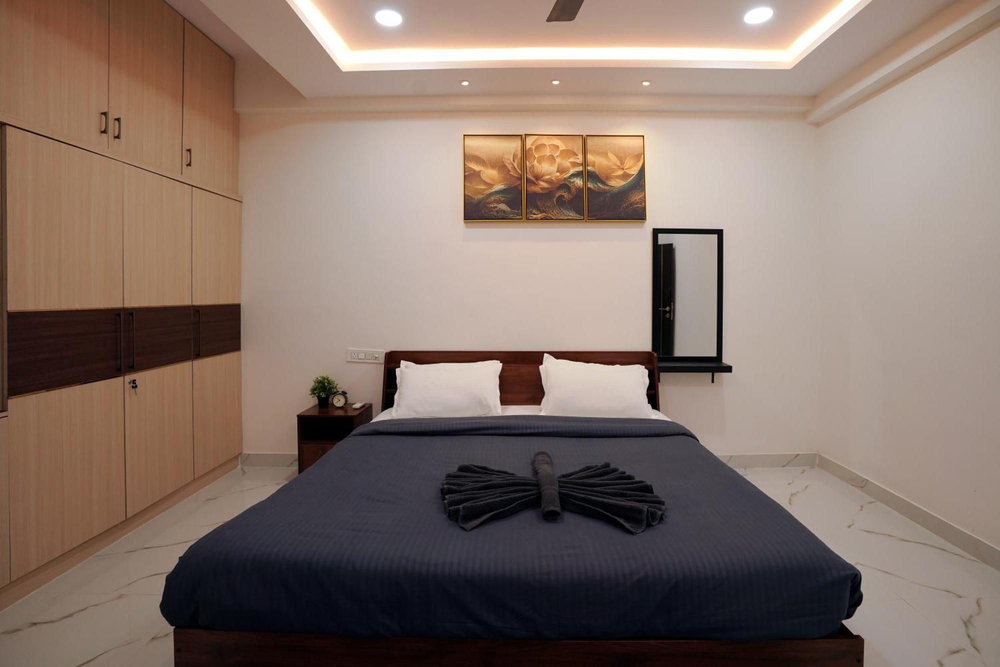 N Cube Serviced Apartments ไฮเดอราบัด ภายนอก รูปภาพ