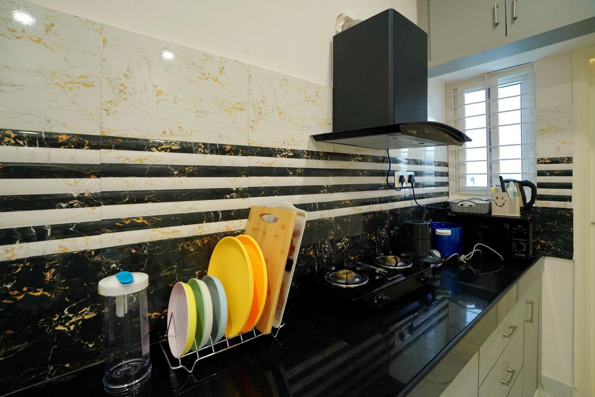 N Cube Serviced Apartments ไฮเดอราบัด ภายนอก รูปภาพ
